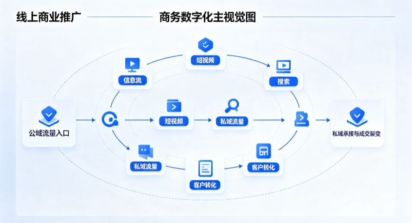 龙亭区线上商业推广怎么做？全域流量闭环搭建与低成本转化实战指南